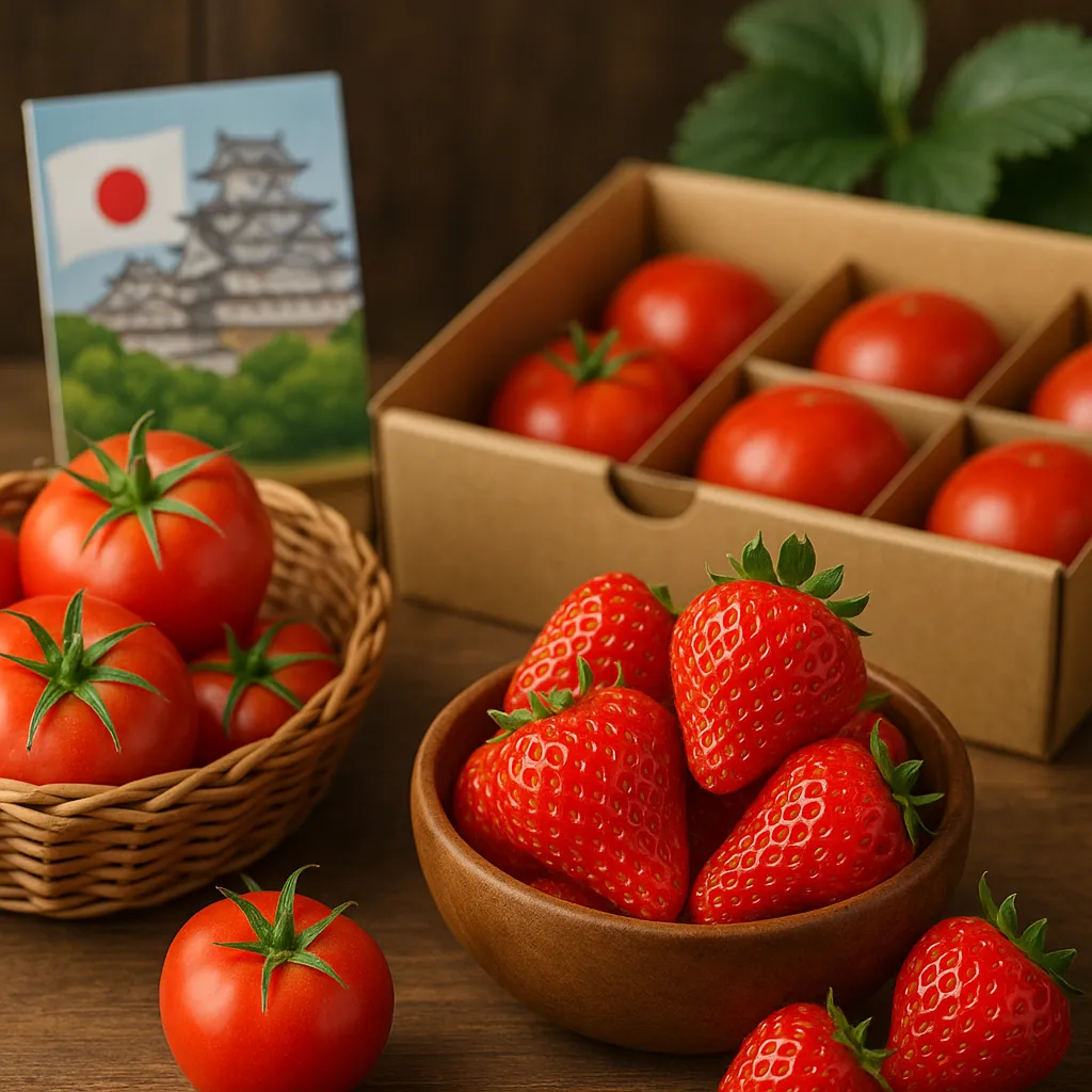 姫路・網干区 みつヴィレッジの無添加トマト 通販とイチゴ 通販