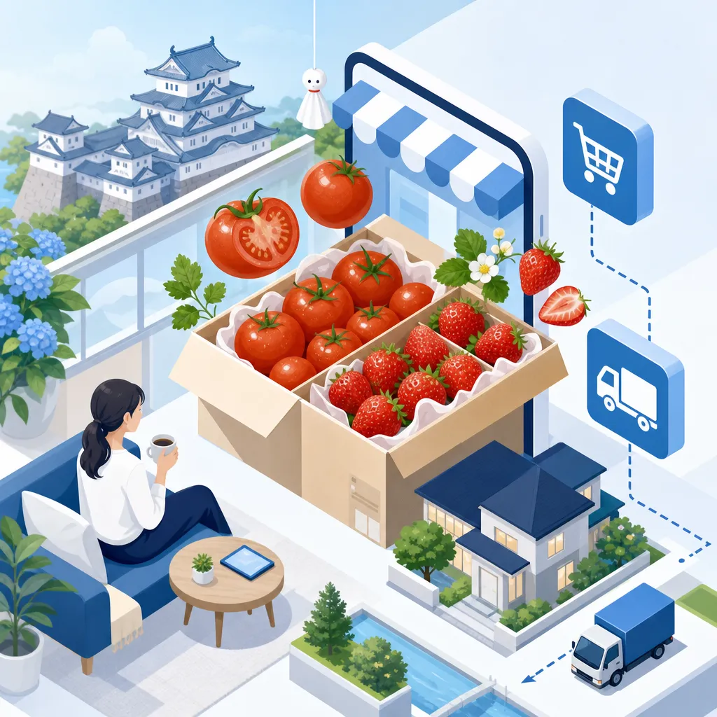 姫路の6月、おいしいトマトとイチゴ通販を家で