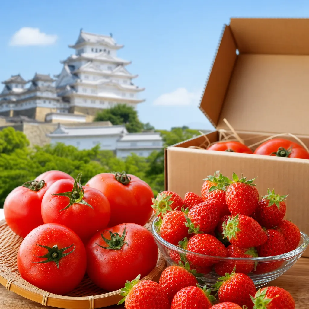 姫路発おいしいトマト通販とイチゴ通販の鮮度