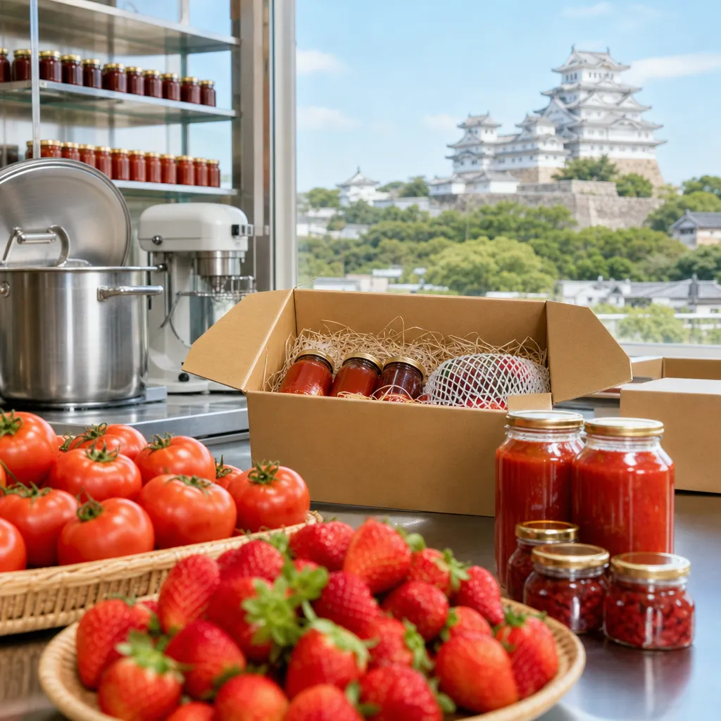姫路のおいしいトマト通販とイチゴ加工品の楽しみ